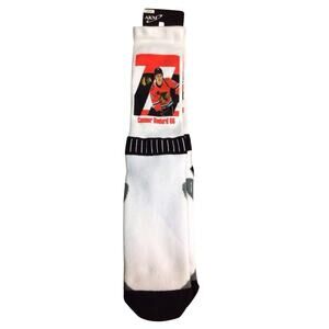 NHL Chicago Blackhawks Connor Bedard Sublimated Men’s Large Socks Size 10-13 New